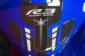 labelbike 3D Sticker Motorcycle Tank Pad Compatible with Yamaha