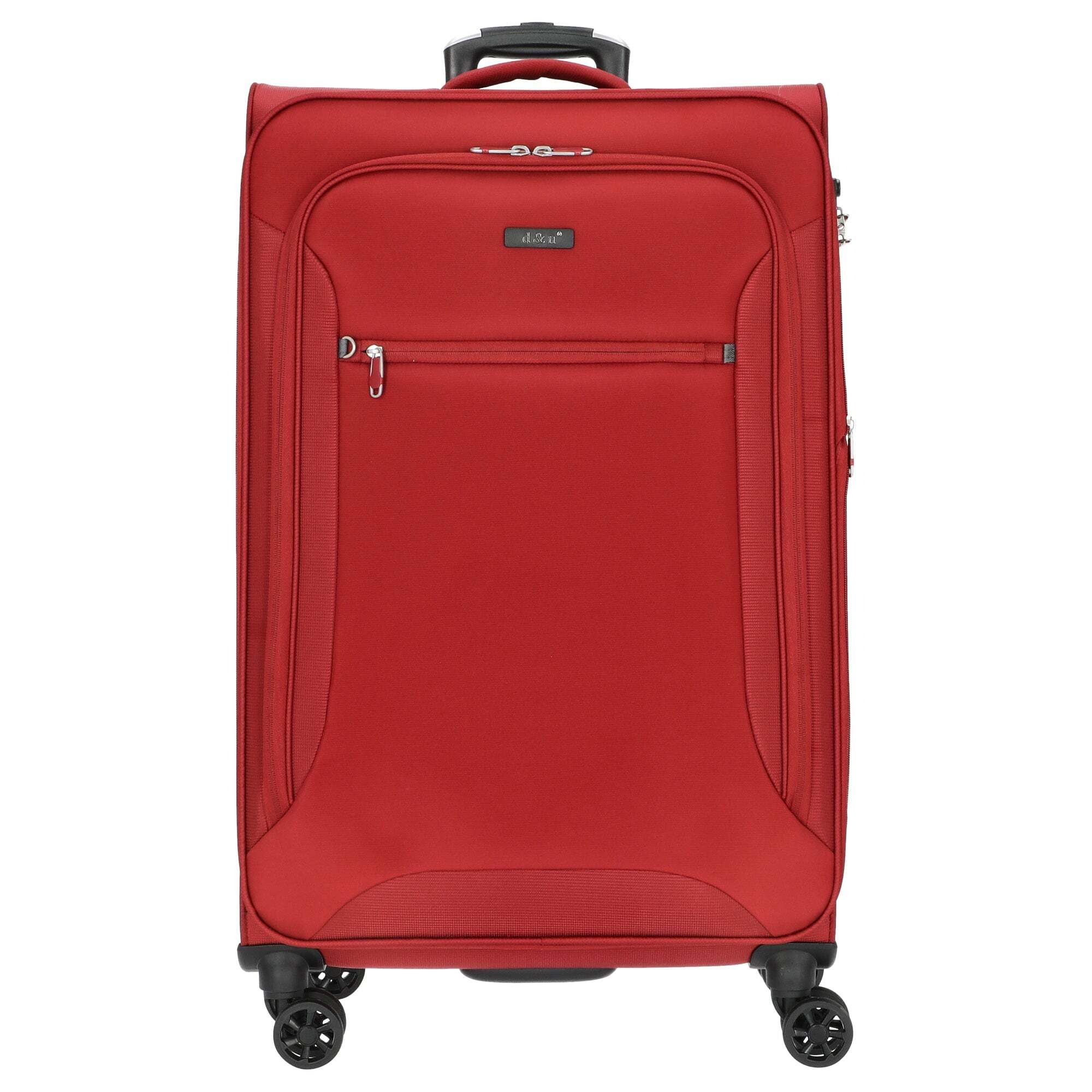 d & n Travel Line 9274 Trolley 76 cm - Grijs, TSA Slot - Koffer & Tas