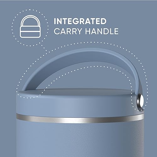Miniatura 105 de Hydrapeak - Termo de acero inoxidable de 32 oz, aislamiento al vacío, comida caliente y fría, boca ancha, a prueba de fugas, para adultos y niños
