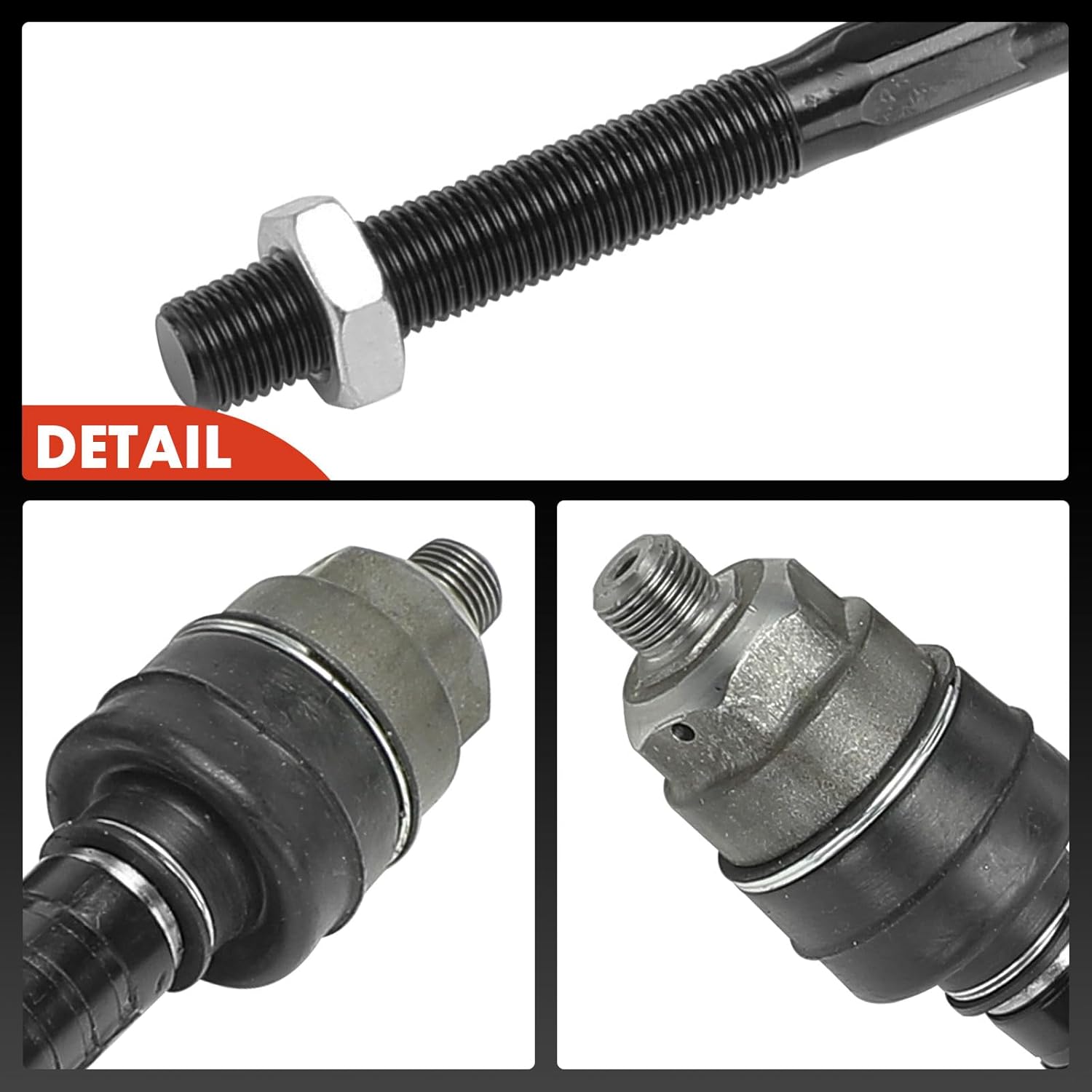 A-Premium 2 x Front Inner Tie Rod Ends, Compatible with Acura RSX 2002 2003 2004 2005 2006