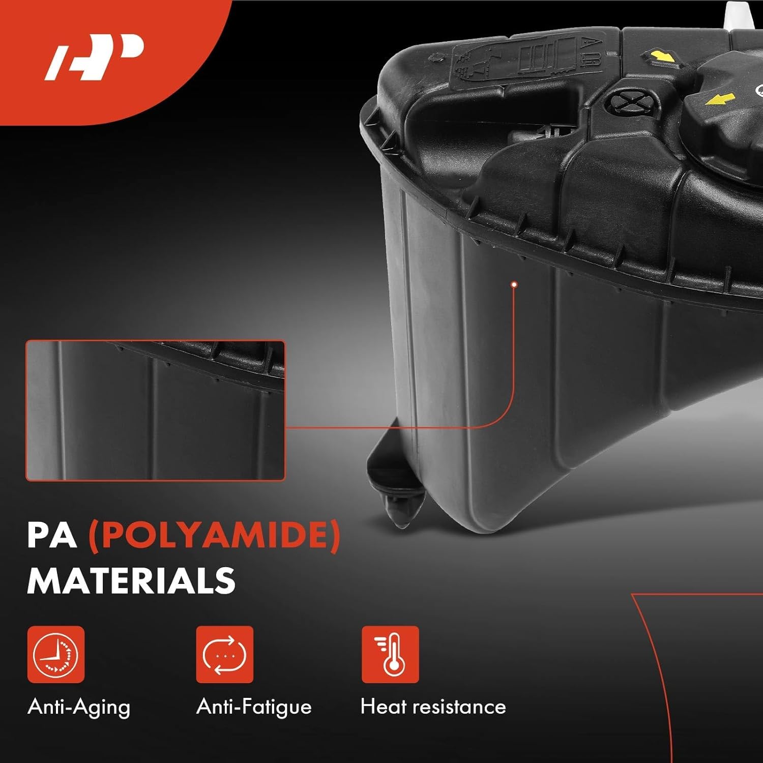 A-Premium Coolant Overflow Reservoir Tank [with Cap & Sensor] Compatible with BMW 540i 2017, 540i xDrive 2017 & 740i 2016-2017, 740i xDrive 2017, 3.0L, Replace # 17138610656, 17138742975, 17139487210