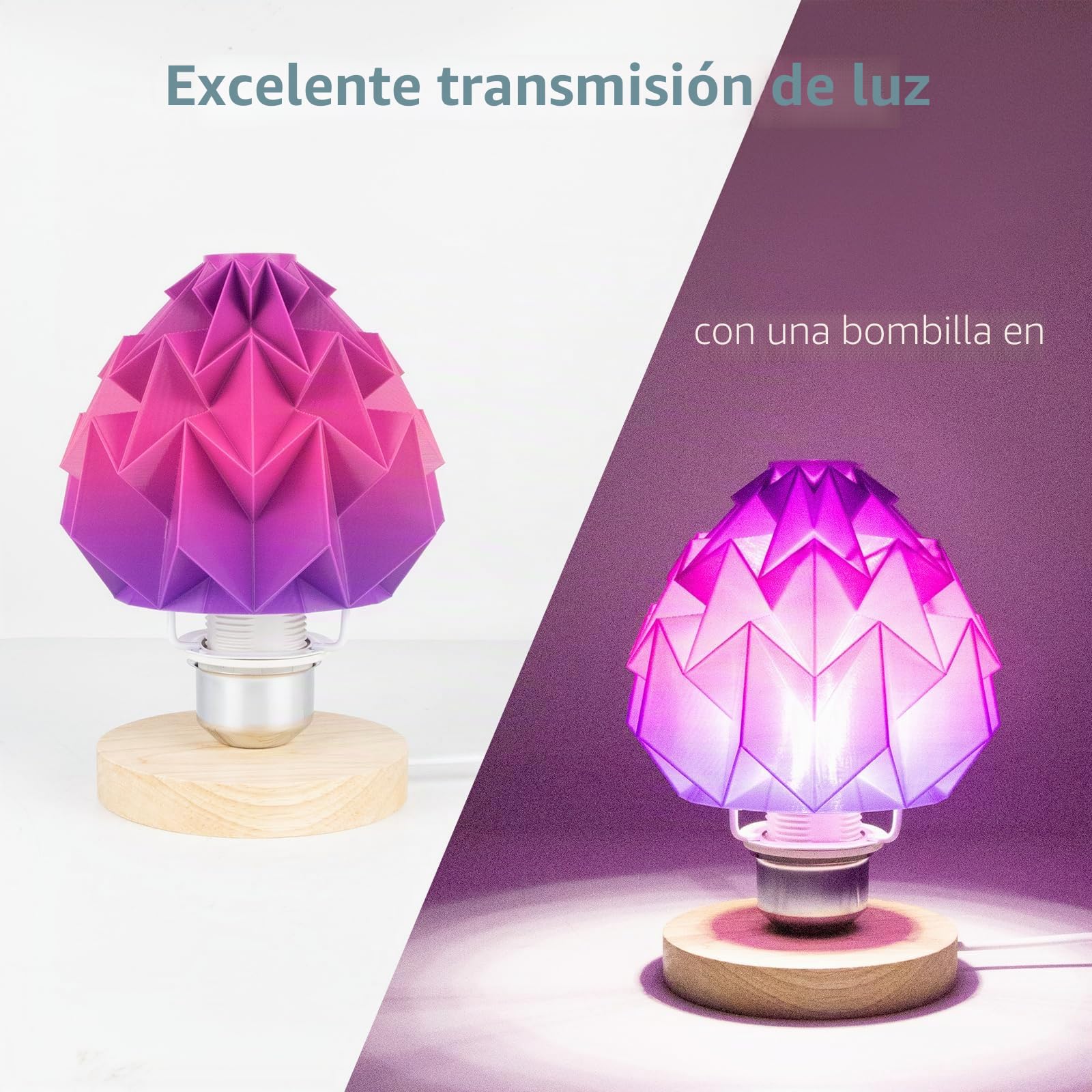 IEMAI Filamento PETG 1,75 mm Para Impresora 3D, Arcoíris Gradual - Verde Lila/Amarillo, Verde/Rosa, Amarillo/Rosa Lila - Precisión Dimensional +/-