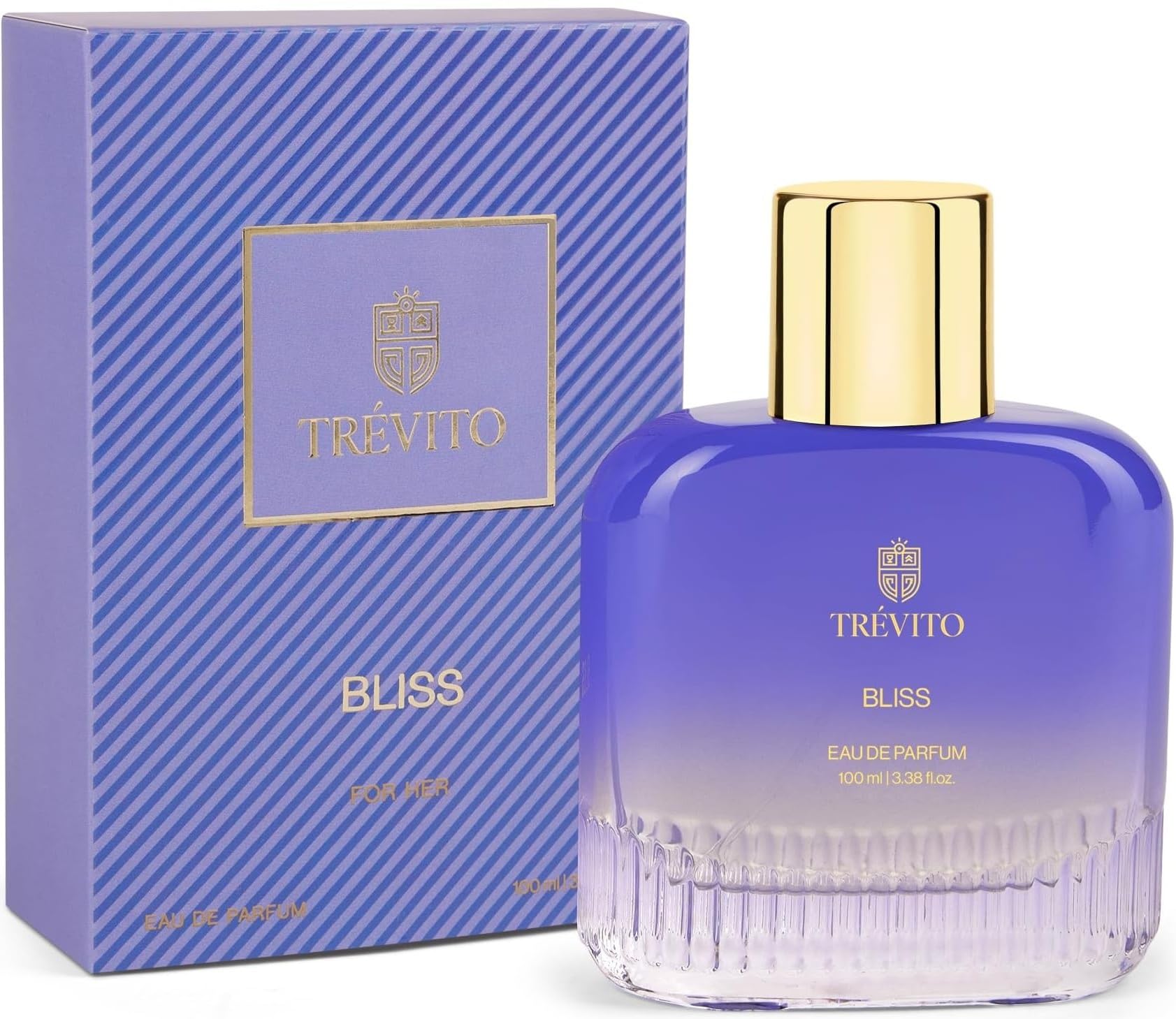 TRÉVITO Bliss, Long Lasting Perfume for Women I Luxury EDP 100ml I Perfect for Everyday Wear I Ambery Fougere Opulent Fragrance I Mandarin, Lavender, Orange Blossom, Orchid, Tonka & Amber-image-7