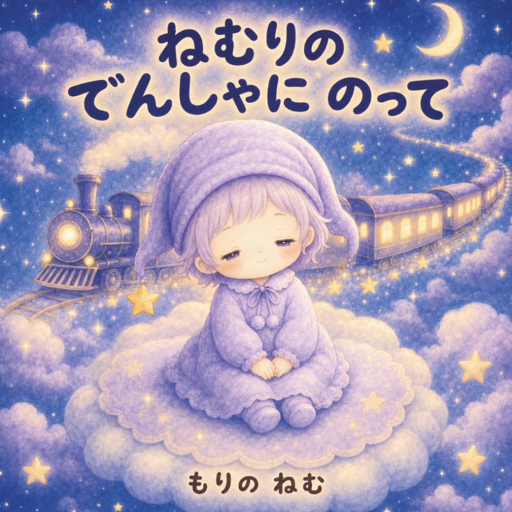 ねむりの でんしゃに のって: お休み前の寝かしつけ読み聞かせ絵本