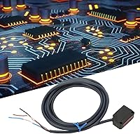 Vista 4 de ViaGasaFamido Interruptor de sensor de haz fotoeléctrico Distancia de detección de 3.937 in 12-24VDC Interruptor de reflexión difusa NPN Sensor