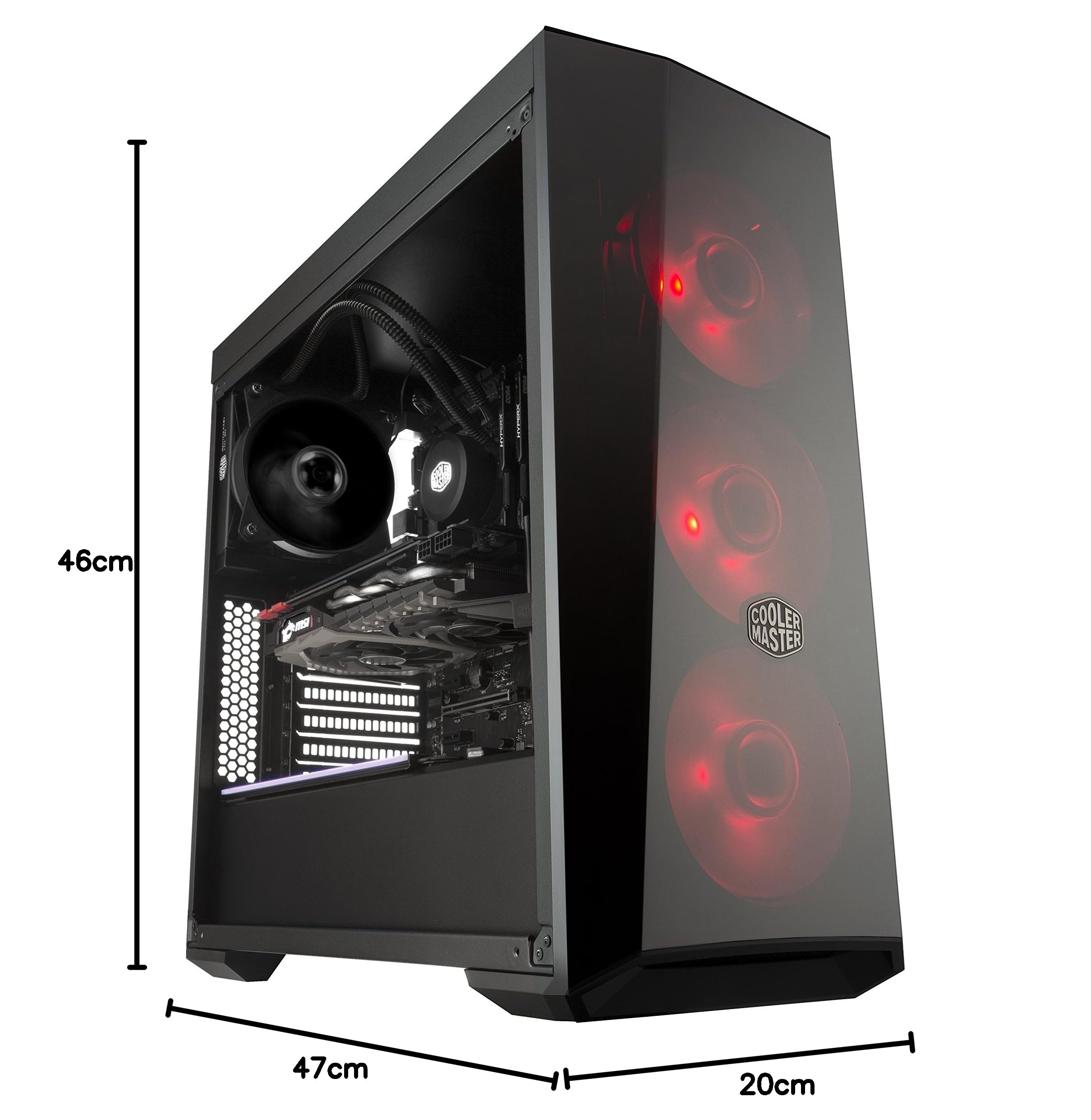 Cooler Master MasterBox Lite 5 RGB ミドルタワー型PCケース CS7146 MCW-L5S3-KGNN-02 Amazon | Cooler Master RGB LED Lighting対応 ミドルタワー ATX PC