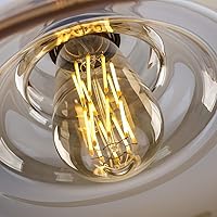 Vista 9 de Leools Bombilla LED Edison ámbar de 15 W, equivalente a 100 W, bombilla LED regulable de edición de 2500 K, blanco cálido, 1300 lm, base E26