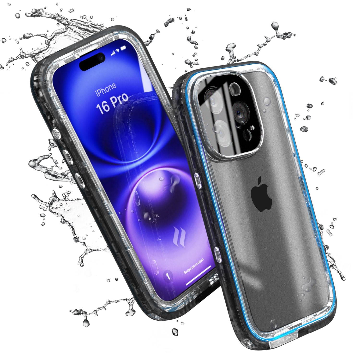 Catalyst Total Protection Case for iPhone 16 Pro - 5X More Waterproof Case for iPhone 16 Pro Drop