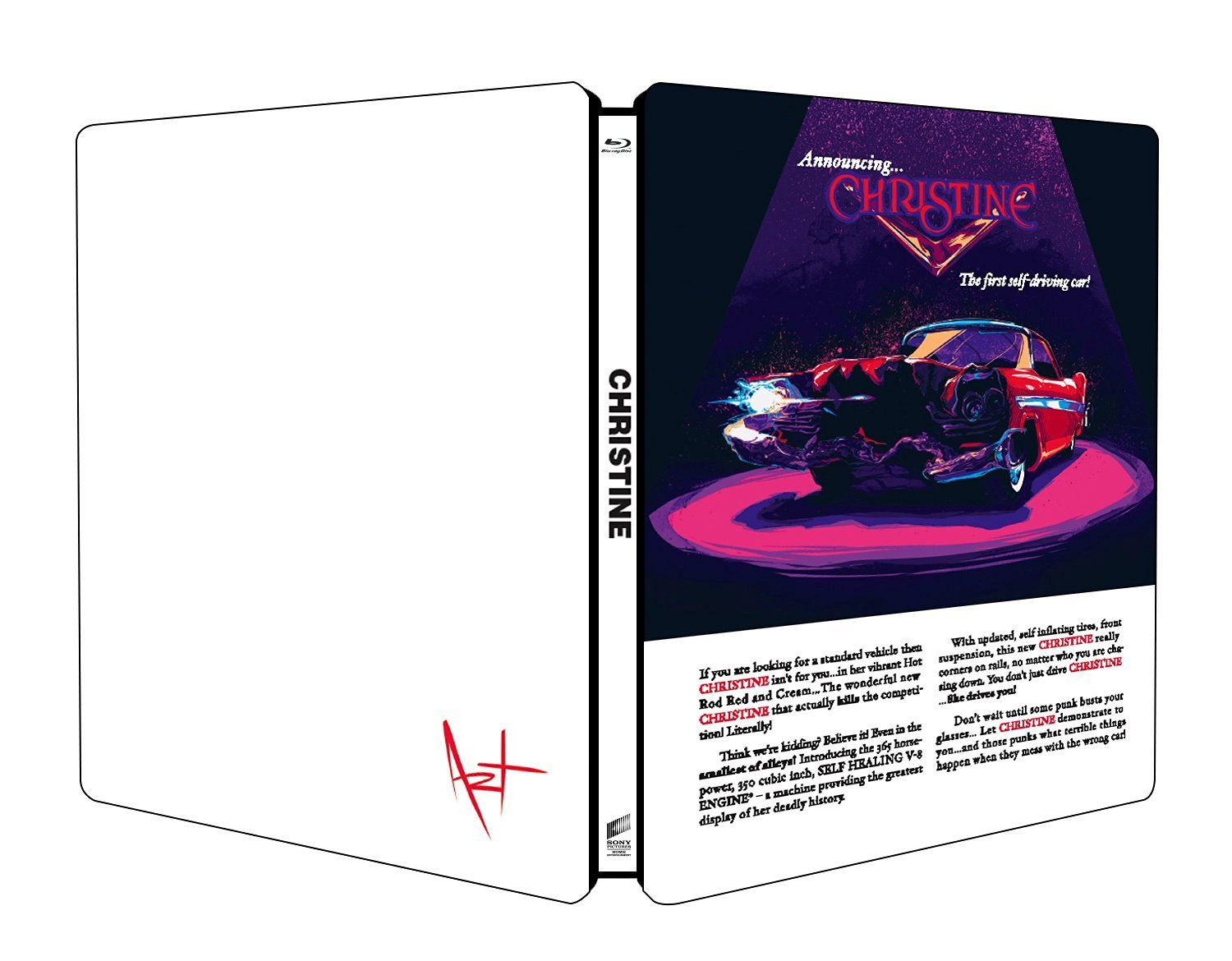 YYST Christine Project Pop Art Limited Edition Steelbook (Blu Ray + Digital HD)
