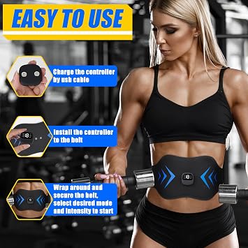 FDA Cleared ABS Stimulator Muscle Toner, Ab Machine, Fitness Workout Equipment for Women and Men