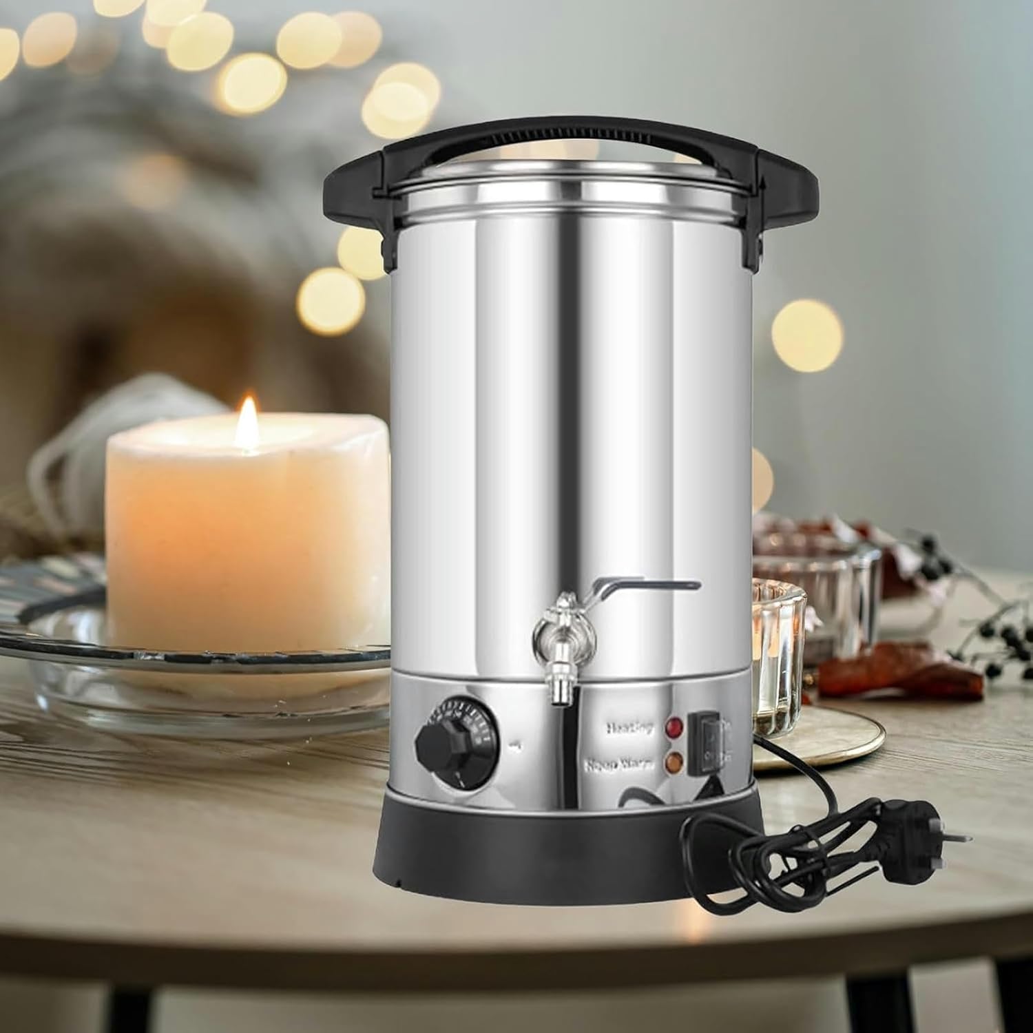 8l-45l 220v Candle Making Wax with Temperature Control 30℃-110℃ 1800w/2800w Commercial Electric Wax Melter for Candle Making Workshops and Small Business, 12l