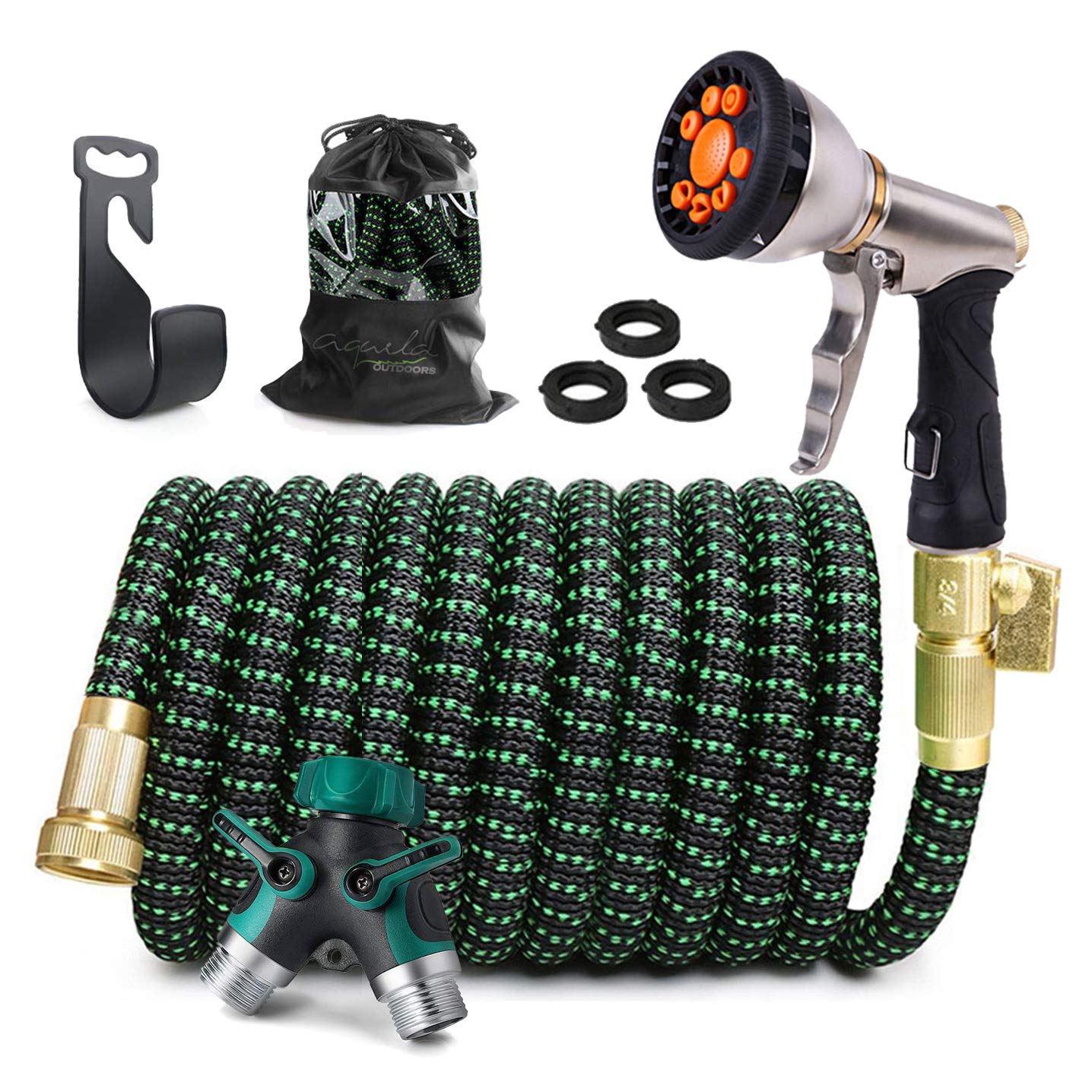 Buy Aquila Expandable Garden Hose Pro Upgraded 100 ft. Water Hose