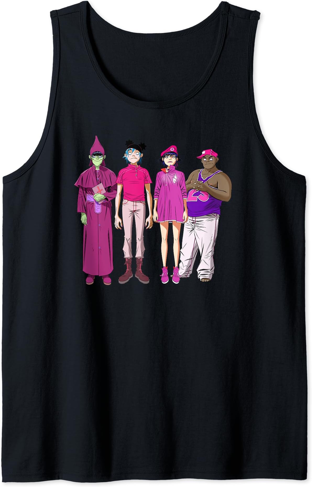 Gorillaz Cracker Island Group Tank Top