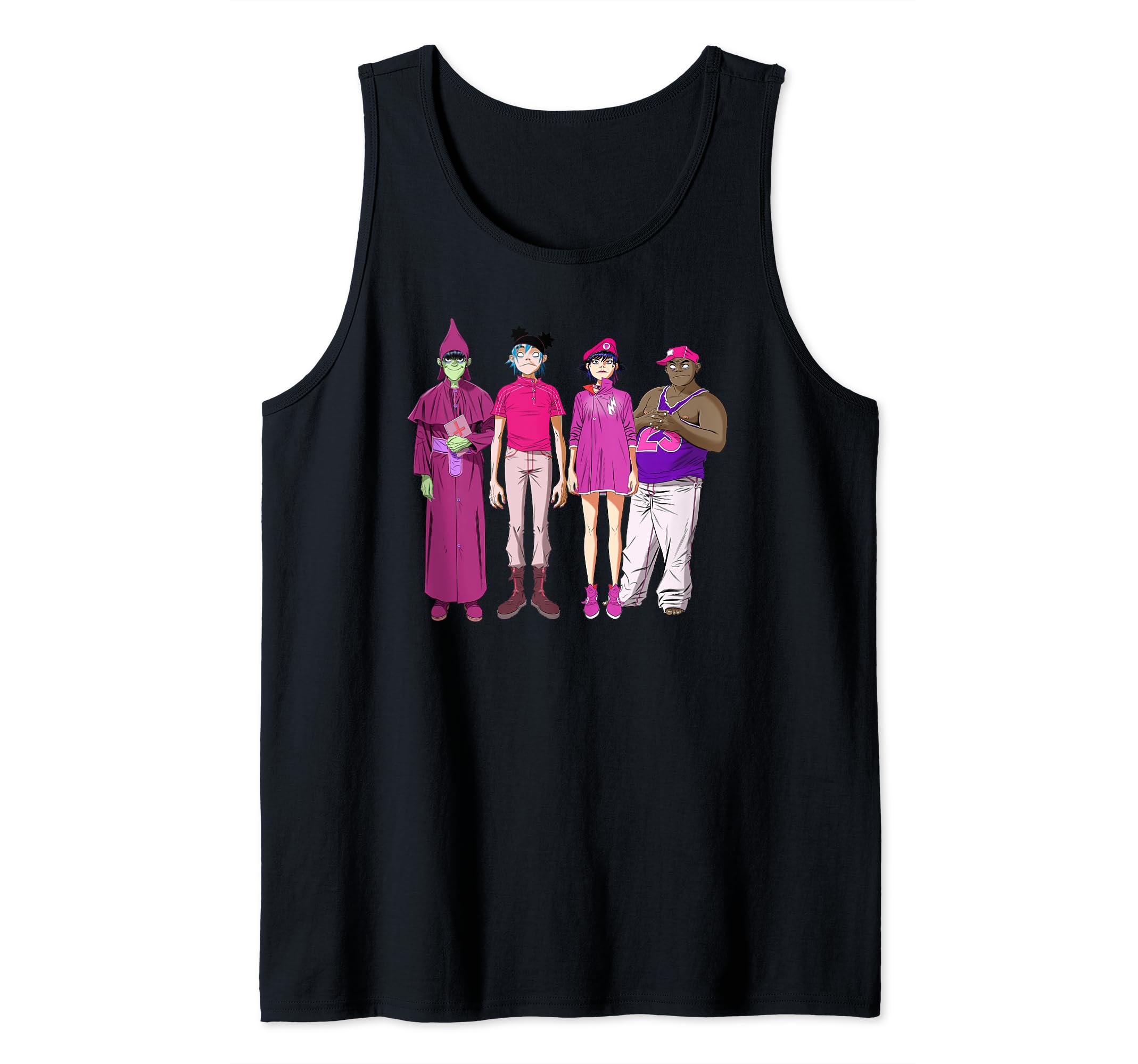 Gorillaz Cracker Island Group Tank Top