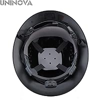 Vista 5 de UNINOVA Casco de ala completa para hombre, aprobado por ANSI, OSHA Cascos De Construccion Clase E, Casco de seguridad de ala completa