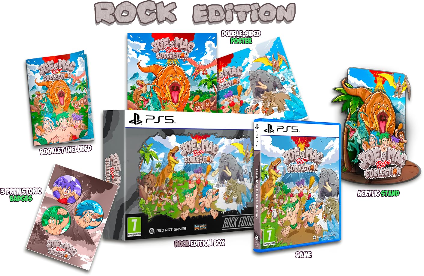 JOE & MAC RETRO COLLECTION - ROCK EDITION - PlayStation 5