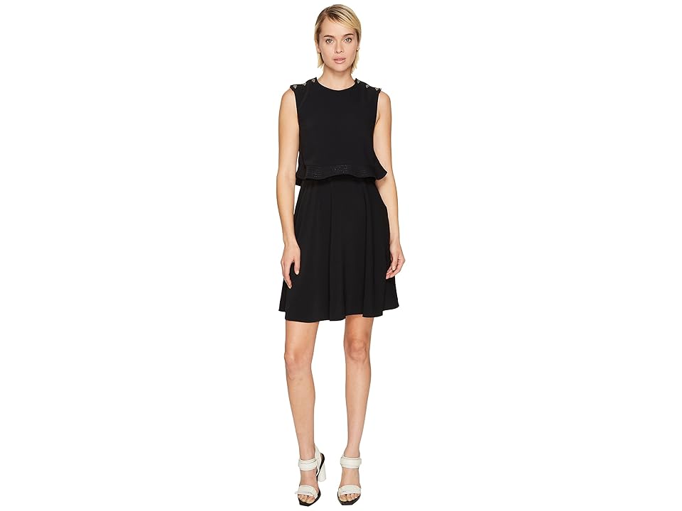 

Sportmax Tanga Pop Over Dress (Black) Women's Dress