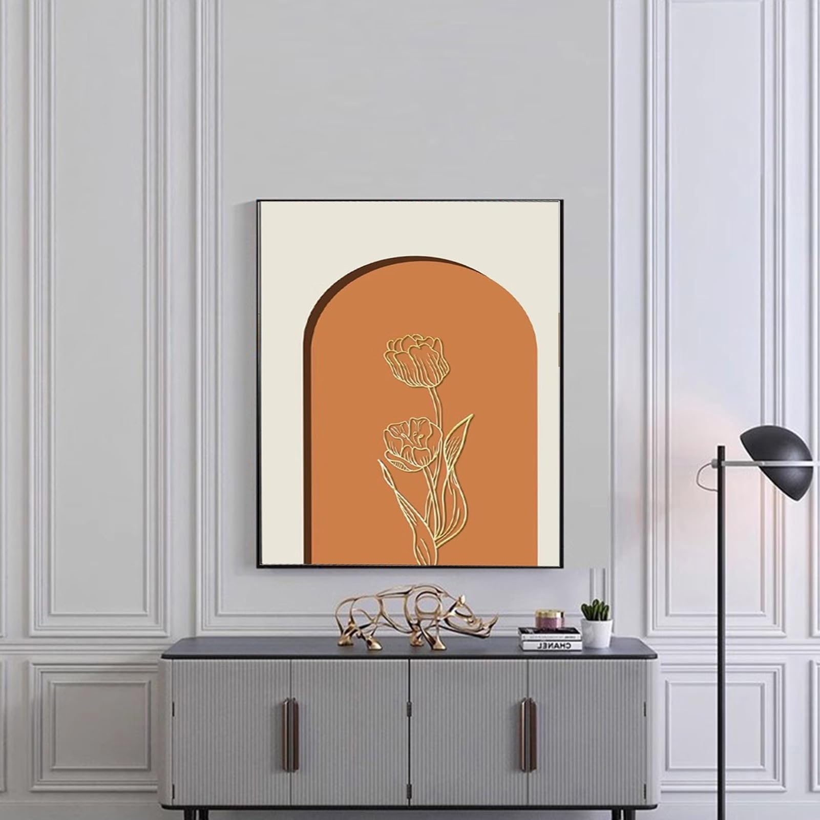 Dekoracyjna osłona panelu elektrycznego - klapka do skrzynki bezpieczników i skrzynki licznikowej, szafka naścienna, duży rozmiar (50 x 70 cm/19,8 x 27,5 cala) - stylowe domowe rozwiązanie elektryczne