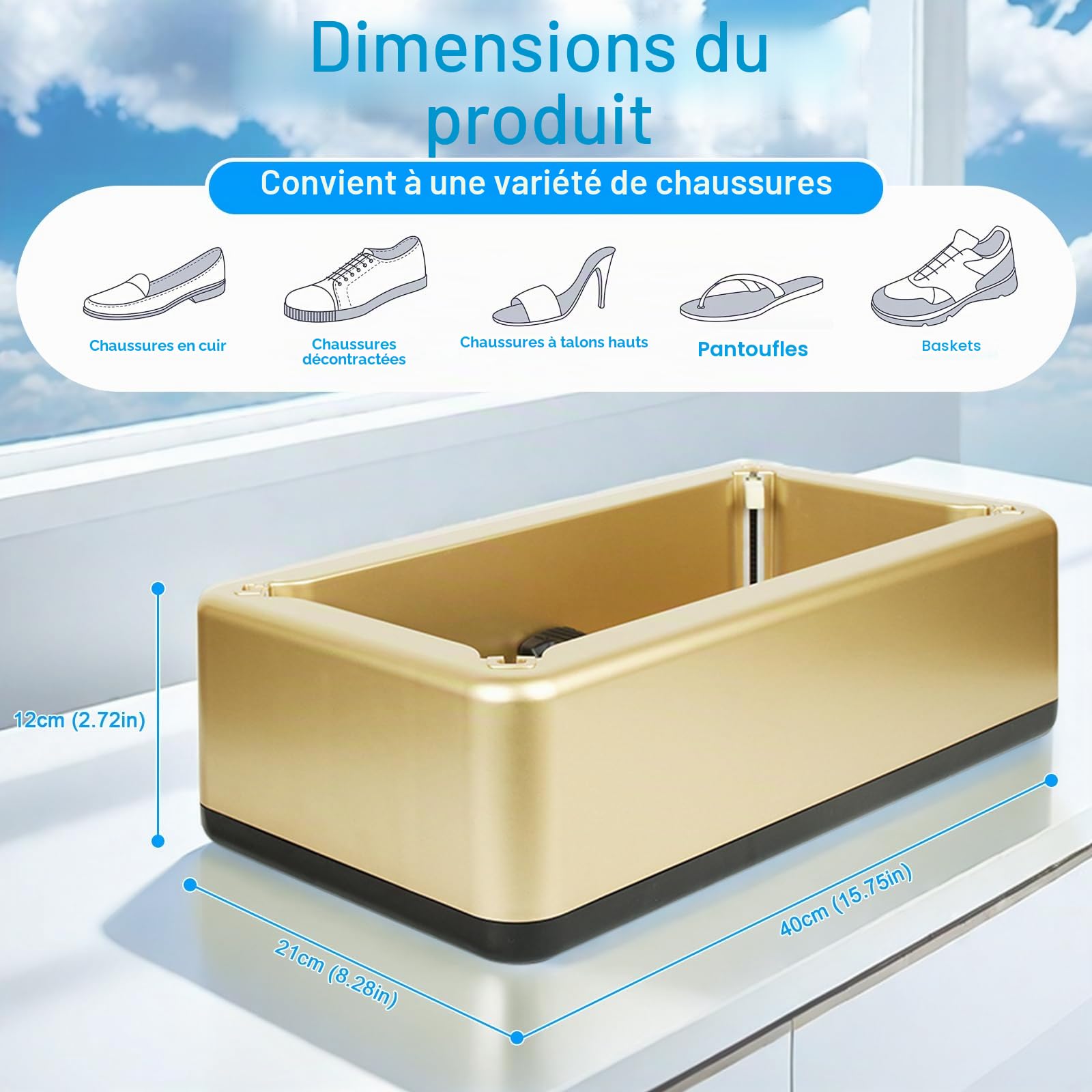 Couvre-chaussure Distributeur Automatique avec 200 PCS Chaussures Jetables | Distributeur Surchaussures pour Bureau, Usine, Maison, L'IntéRieur, Hôtels, Laboratoire