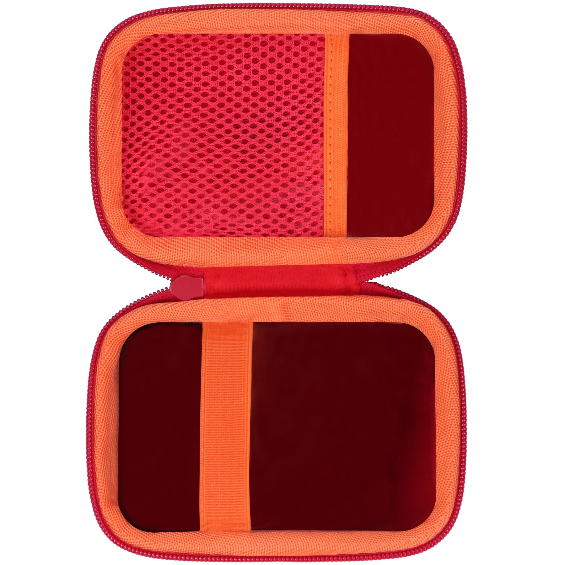Duro Caja Estuche Funda para JBL GO 4 GO 3 Altavoz inalámbrico portátil con Bluetooth (Estuche Rojo) Global Recycled Standard Global Recycled Standard Global Recycled Standard