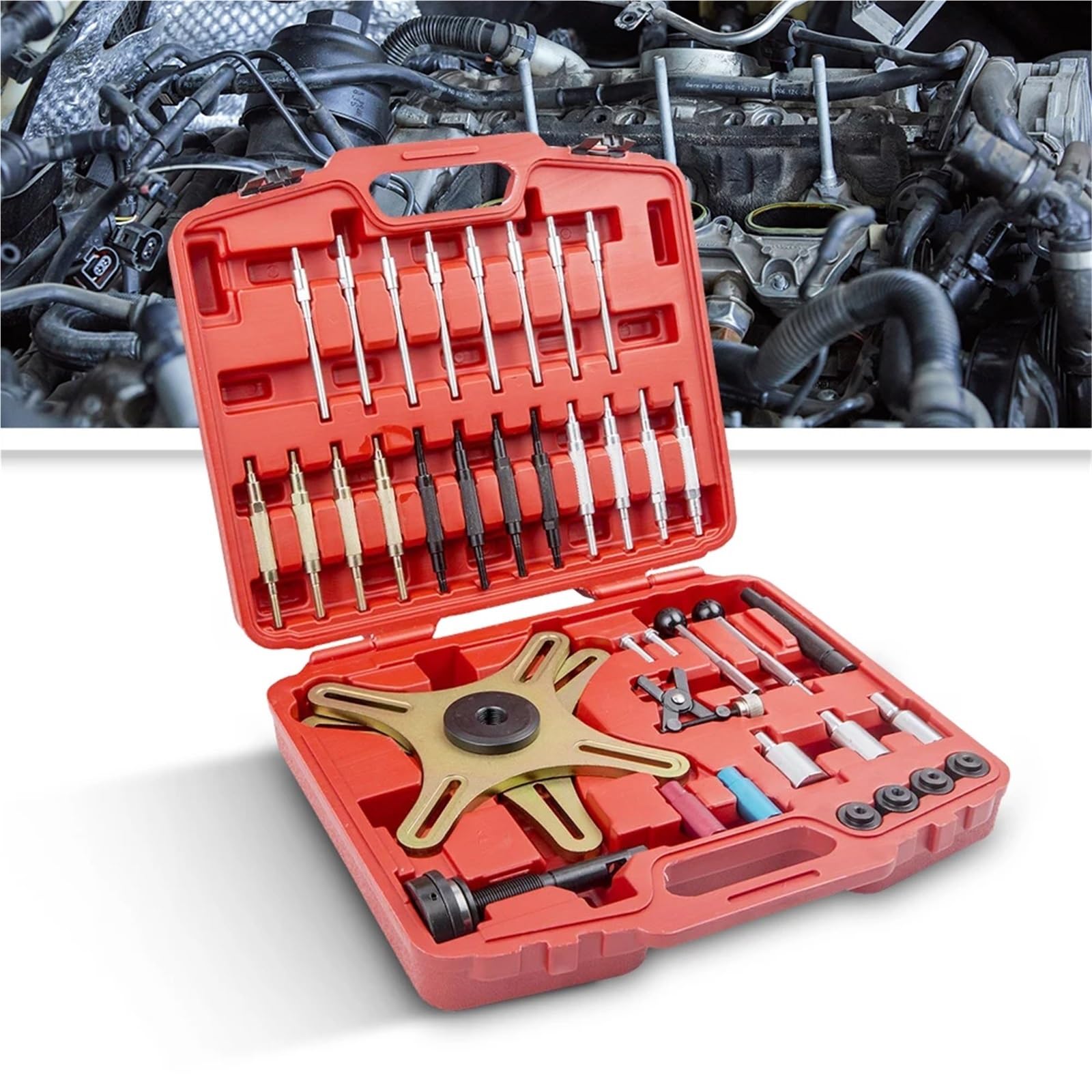 Kit centraggio Frizione Compatibile con BMW Strumento Calibrazione Frizione Auto Set Impostazioni Allineamento 38X Kit Regolabile Motore Sostituzione Trasmissione Cuscinetto Mano