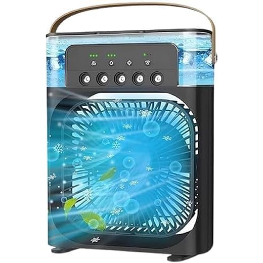 MiNi CoOlEr FoR RoOm CoOlInG PoRtAbLe FaN WiTh 7 CoLoR LeD L