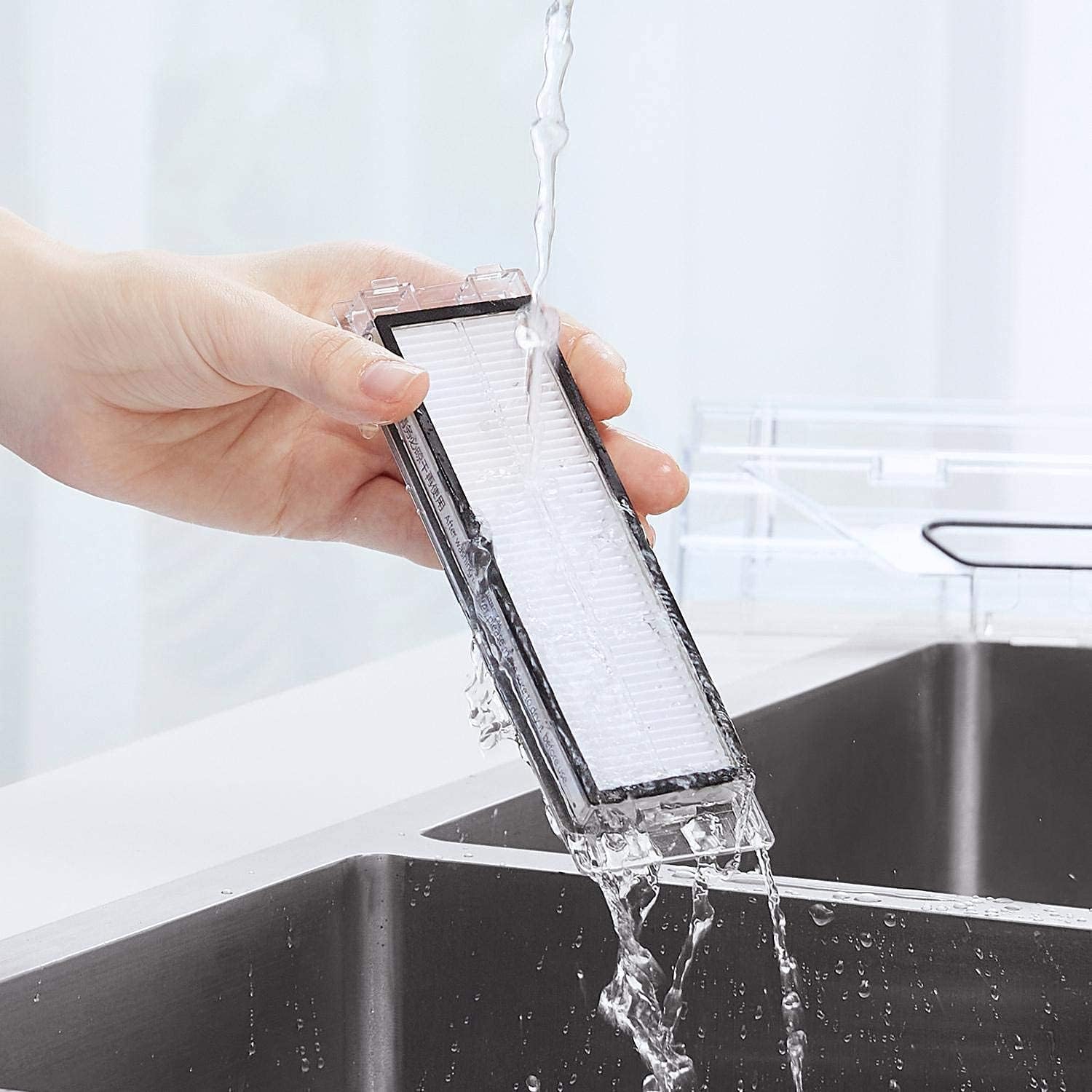 roborock S4 Max Robot Vacuum Cleaner and Washable Filter(2pcs) Set