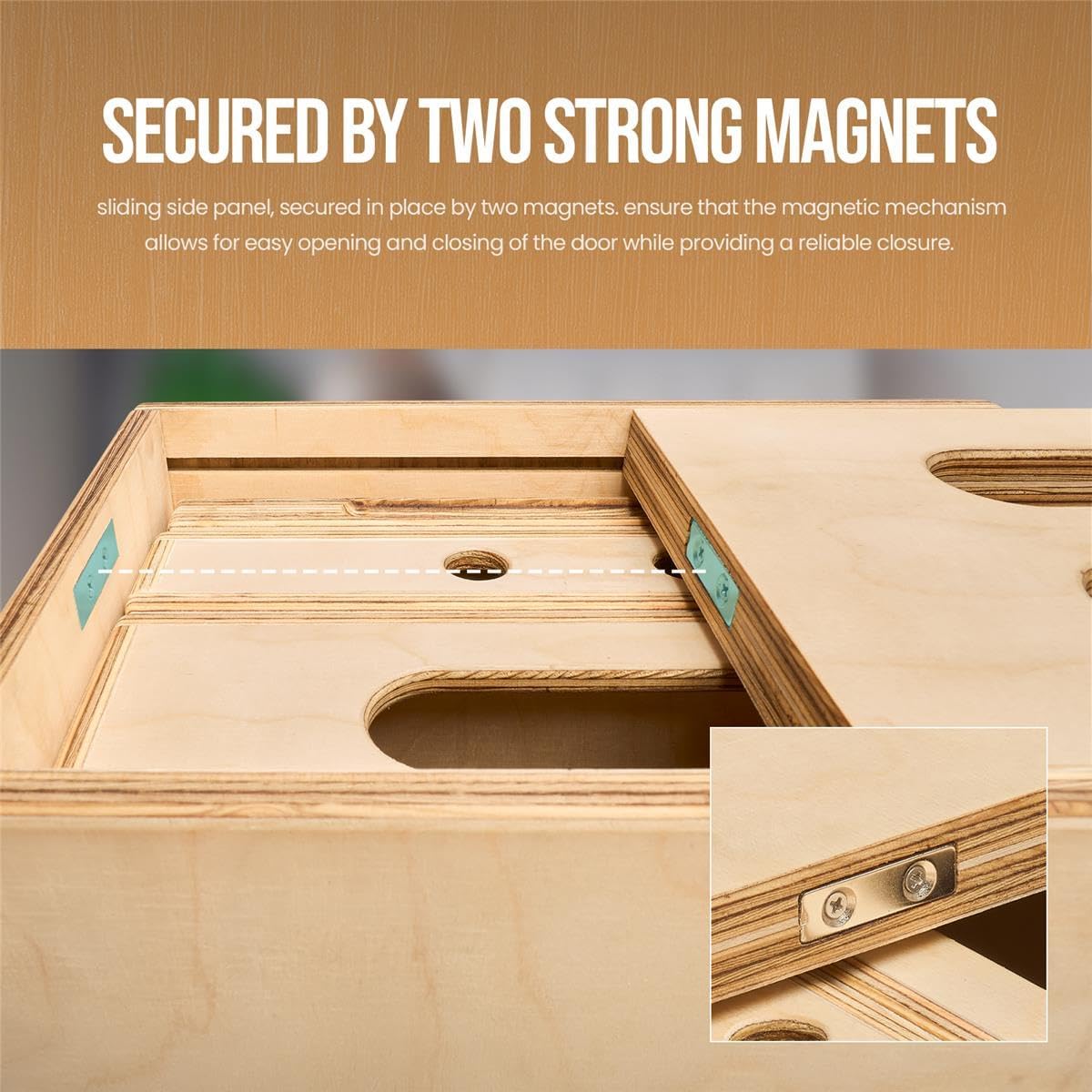 Flashpoint 4-In-1 Nesting Apple Box Set, Brown