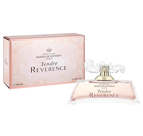 Tendre Reverence by Princesse Marina de Bourbon  Eau de Parfum Spray  Fragancia para mujer  Aroma floral dulce con notas de melocotón peonía rosa y