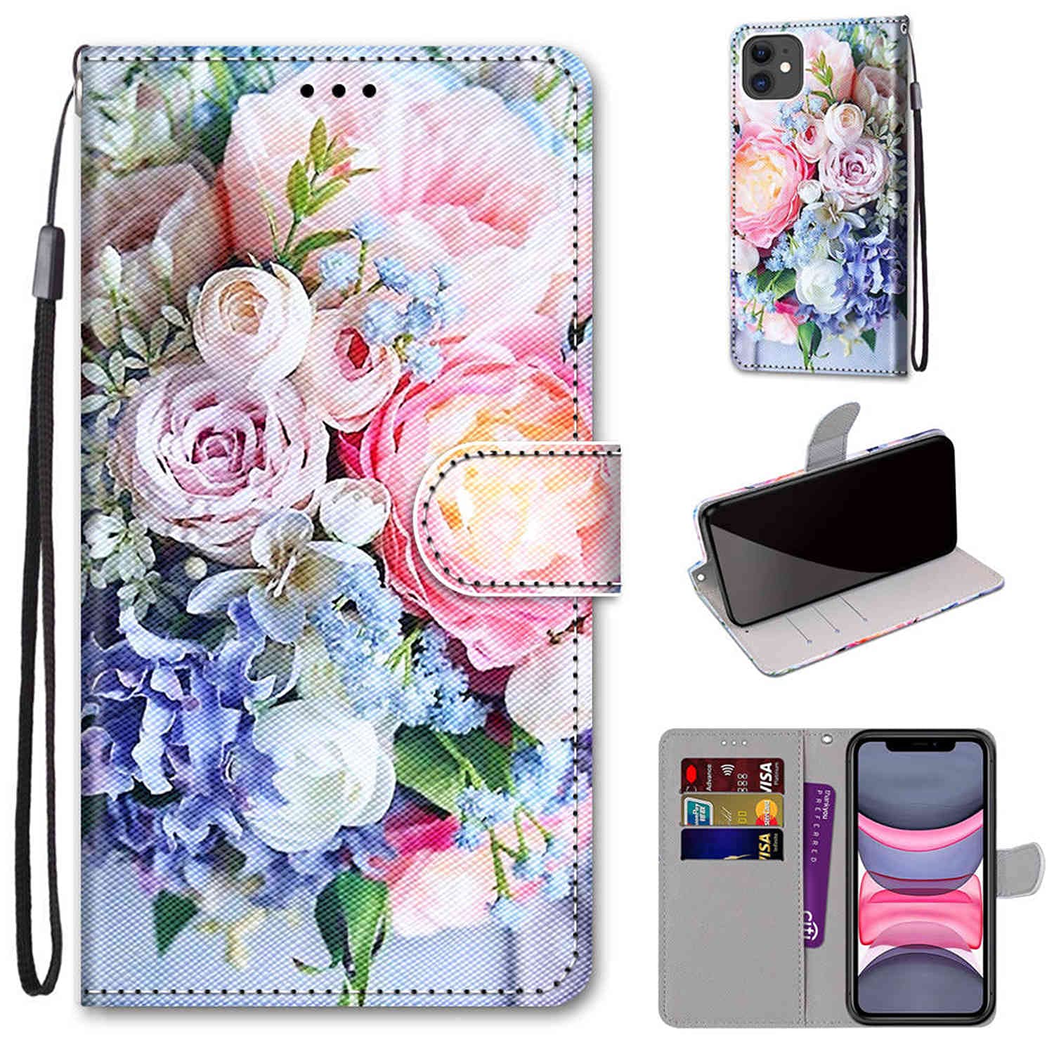 TOMYOU Flip Case Für IPhone 11 – Mit Kartenfach, Magnetischem Verschluss, Lederhülle Stoßfest