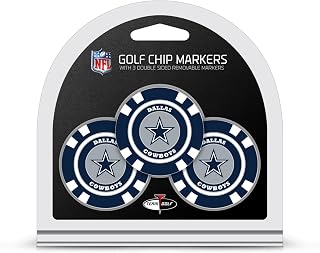 Team Golf NFL Poker Chip Size with Pop Out Smaller Double-Sided Enamel Markers