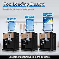 Vista 4 de Top Loading Water Cooler Dispenser,Hot and Cold Water Dispenser w/3 Temperature Settings,Water Dispenser Countertop for 1.2 to 5 Gallon Bottles