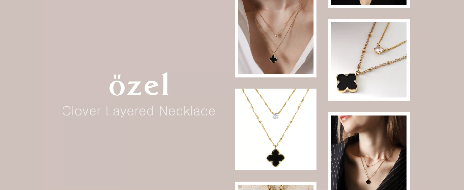 Amazon.com: OZEL Layered Necklace for Women, 2-Strand Stainless