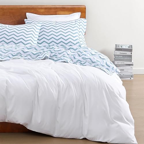 Miniatura 8 de LANE LINEN Juego de sábanas tamaño Queen de 4 piezas, 100 % algodón orgánico puro tejido de percal de fibras largas, para colchones de hasta 15