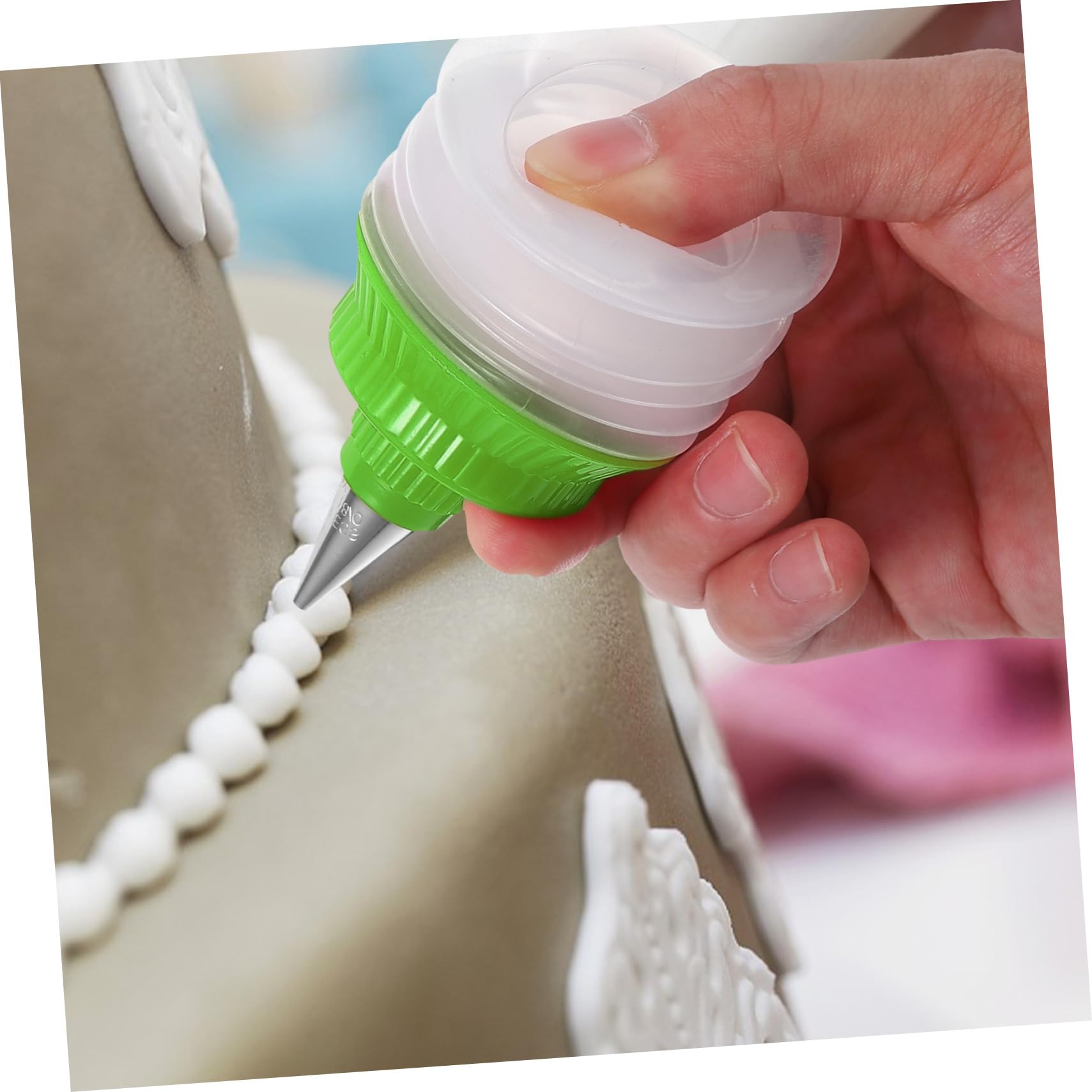 Healifty Botella Pequeña Exprimible 2 Piezas PP para Decorar Pasteles