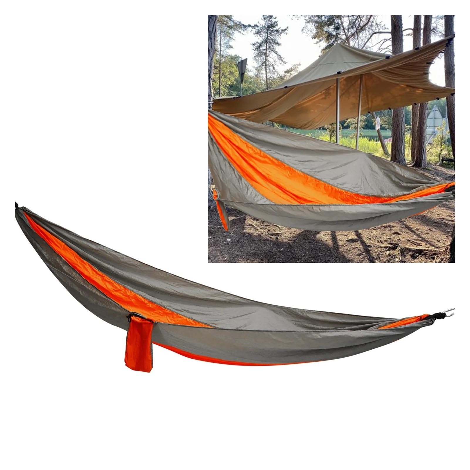 Amaca, 2Pcs Sedia Amaca Da Campeggio Portatile Con Corda Legare per Campeggio/Giardino