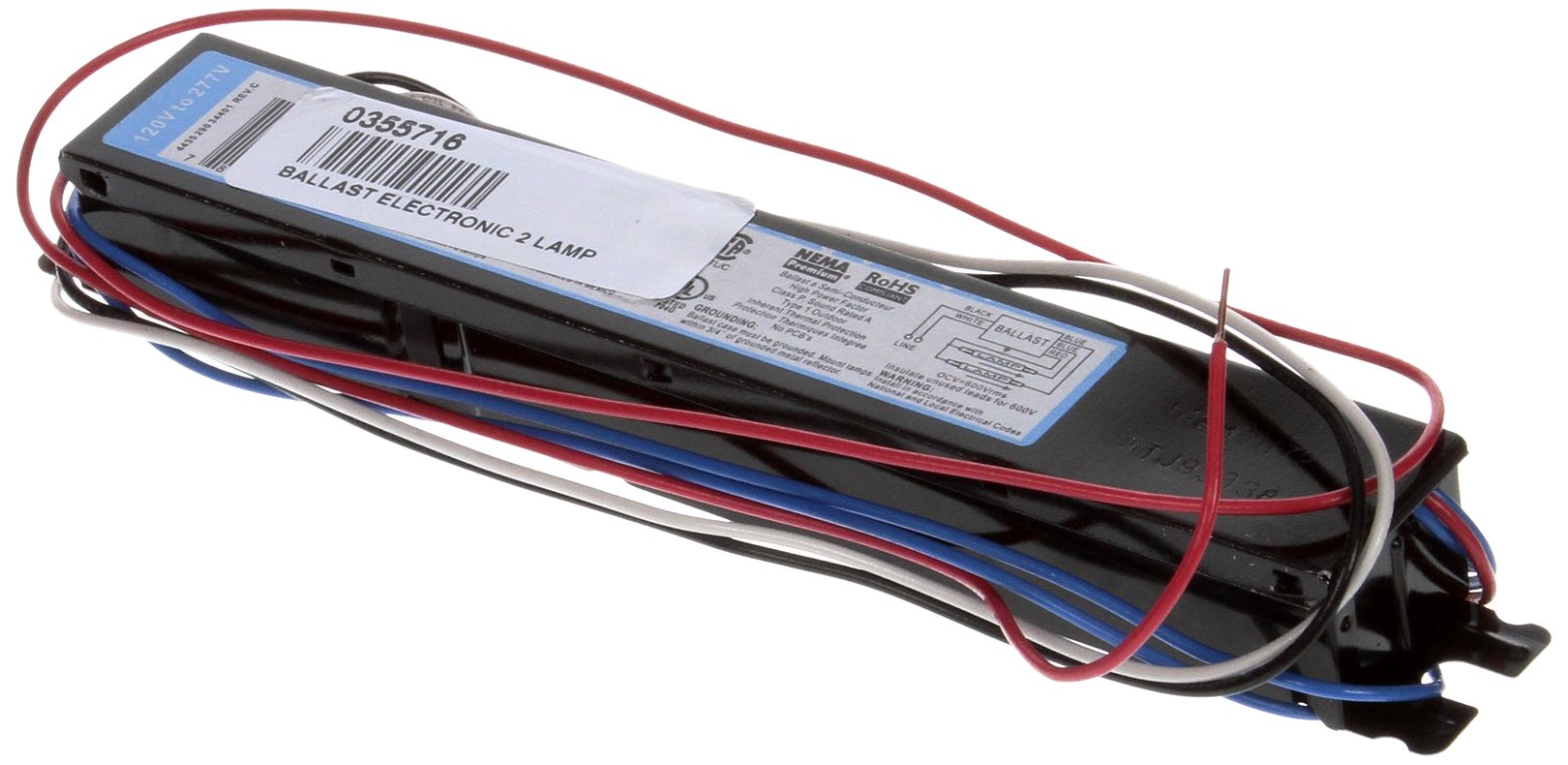 Amazon.com: Hussmann 0355716, Ballast Electronic 2 Lamp 