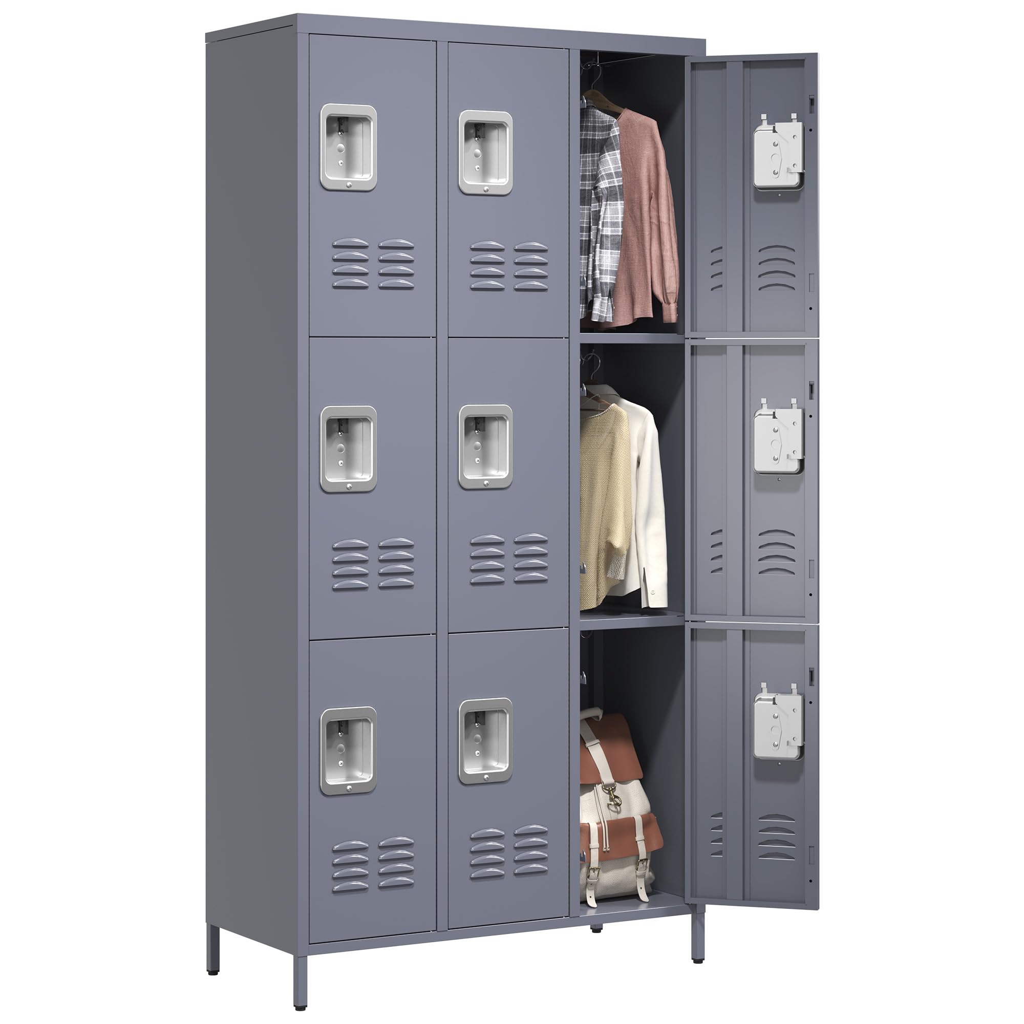 Amazon.co.jp: IKIMI メタルロッカー ロックストレージロッカー