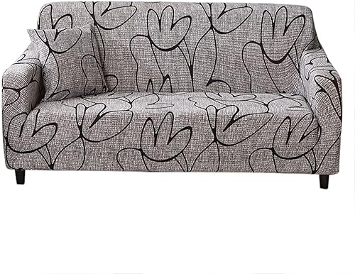 Miniatura 9 de Jerliflyer Funda de sofá, Fundas elásticas universales antideslizantes de impresión elástica a prueba de polvo Funda protectora de cojín de muebles