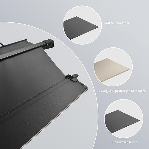 Miniatura 5 de Vesul Compatible con Honda CR-V CRV 2023 2024 Cubierta retráctil de aluminio negro para maletero, cubierta de seguridad sin hueco, cubierta Tonneau