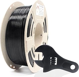 RepRapper PLA Plus Filament 1.75mm, PLA Pro PLA+ 3D Printer Filament, 2.2 LBS (1KG) Spool, Dimensional Accuracy +/- 0.03mm, Fit Most FDM Printers, Black