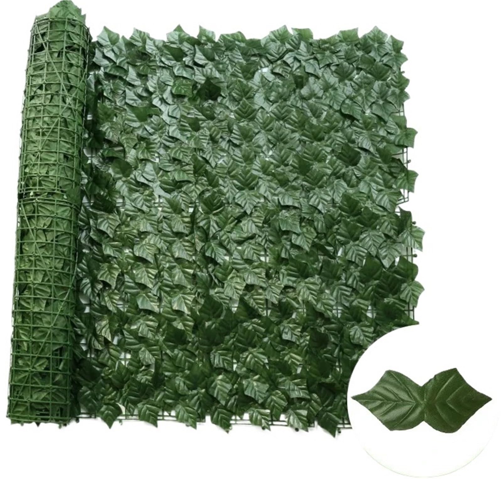 Dunsby Wl-Pt-Sdg Garden Screening For Home Outdoor Garden Balcony Decoration Fake Plant Artificial Ivy Hedge Green Leaf Fence Board Privacy(,50X300cm)