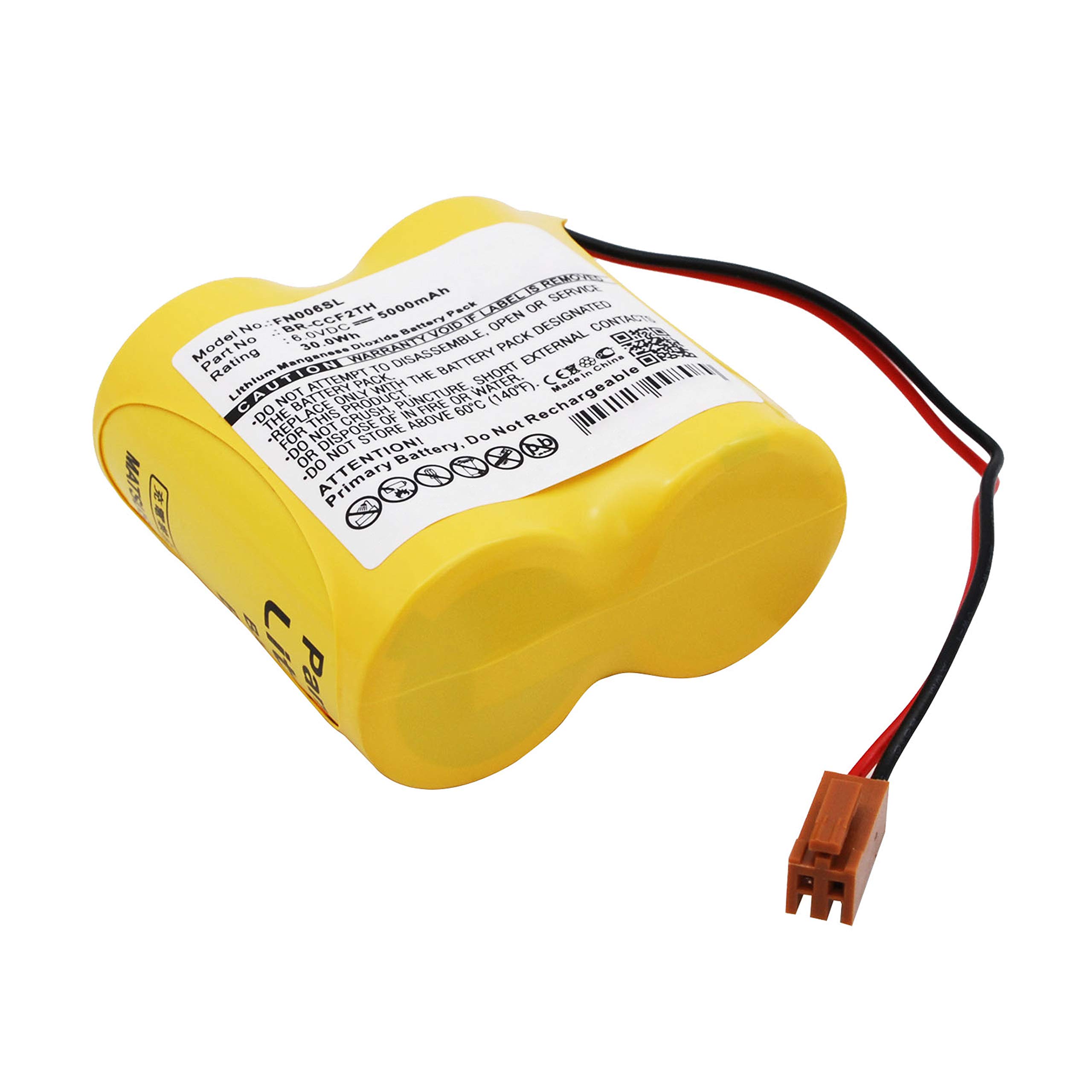 subtel® Batteria BR-CCF2TH, BR-CCF2TE Compatibile con Panasonic Pila Ricambio 5000mAh Sostituzione