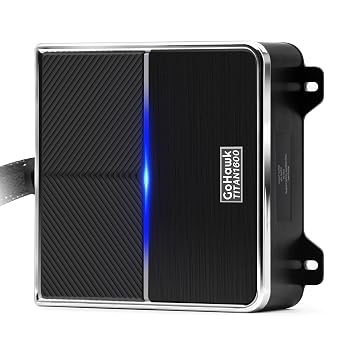 GoHawk Titan1600 4.1-Channel Motorcycle Amplifier & Bluetooth Stereo System, Aluminum Chassis, Waterproof Audio Receiver for Harley, Goldwing, Indian, UTV, ATV, RZR with AUX, USB, FM Radio