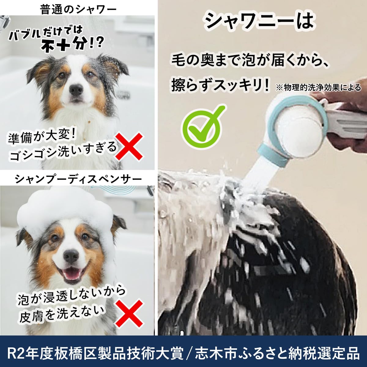 Amazon.co.jp: ペット用 シャワーヘッド シャワニー・カラー