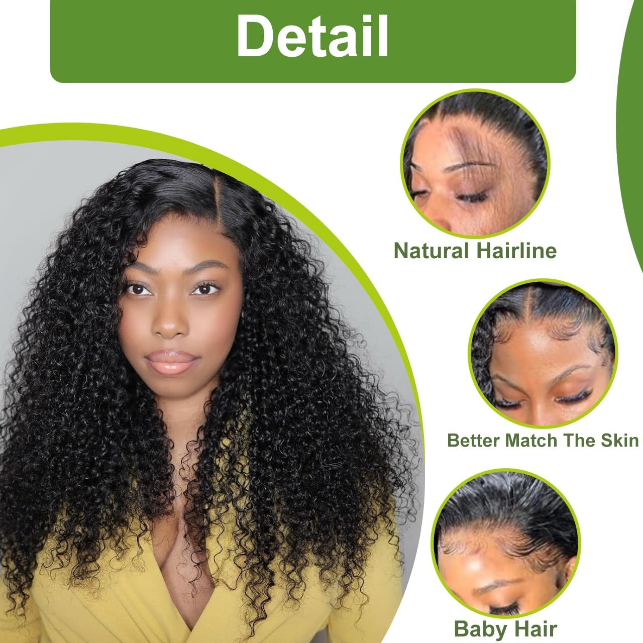 30 Inch 13x6 Deep Wave Lace Front Wigs Human Hair Pre Plucked 200% Density Deep Curly Human Hair Wig for Black Women Free Part Deep Wave HD Transparent Lace Frontal Wigs Human Hair