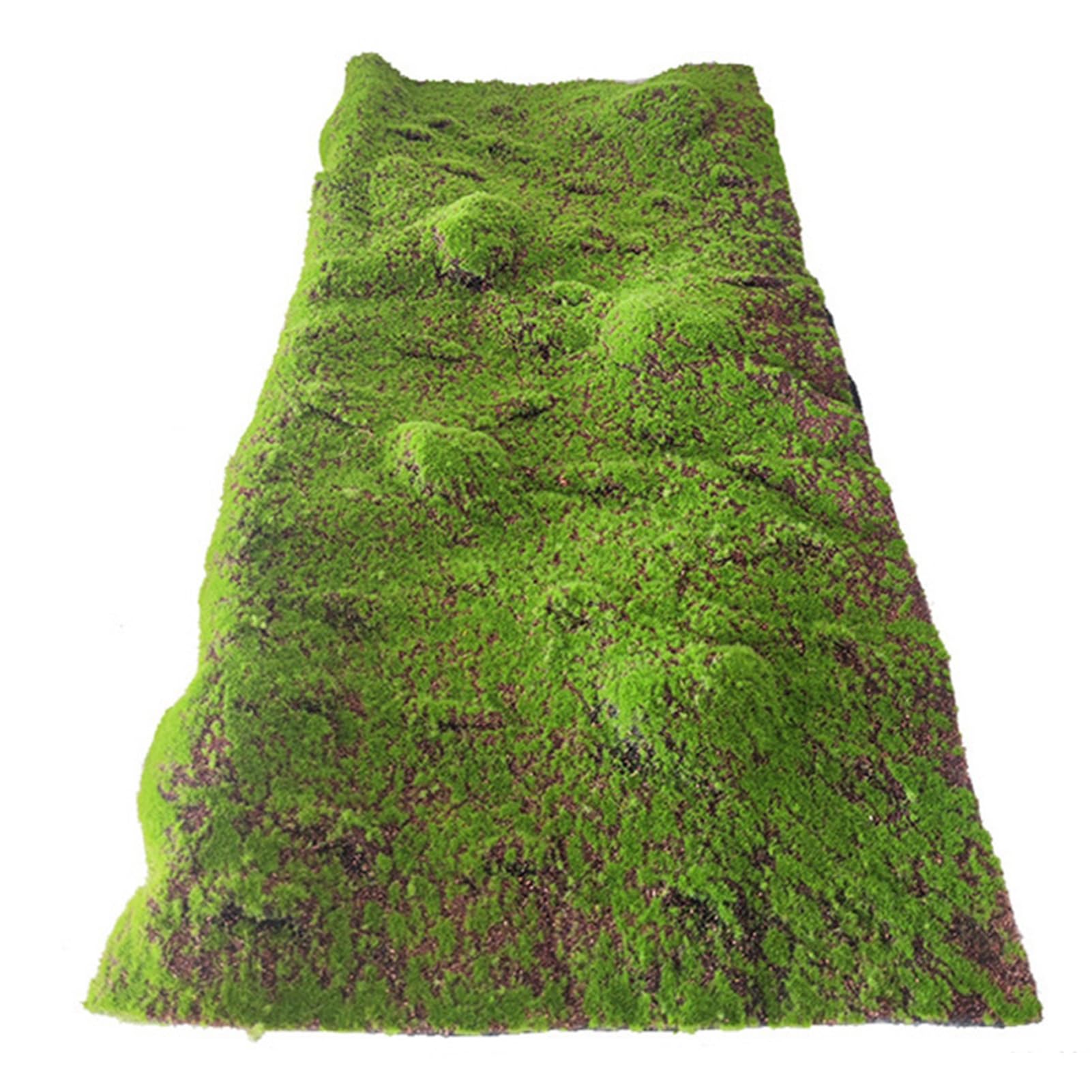DECAKE Artificial Moss Rug, Simulation Fake Grass Mat for DIY Crafts, Realistic Woodland Decor Turf, Faux Centerpiece (Color : D, Size 100 x cm (39 3/8 39 in))