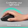 Logitech M330 Mouse Inalámbrico Silencioso, 2.4GHz con Receptor USB, Seguimiento Óptico, Silencioso y Ligero, Larga Duración de Batería, para PC, Mac, Laptop, Chromebook - Negro 3