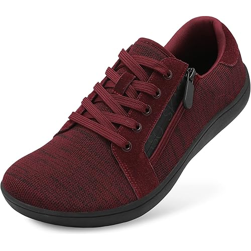 Womens Barefoot Walking Shoes Wide Toe Fashion Sneakers Comfortable Casual Shoes Zero Drop Minimalist Shoes