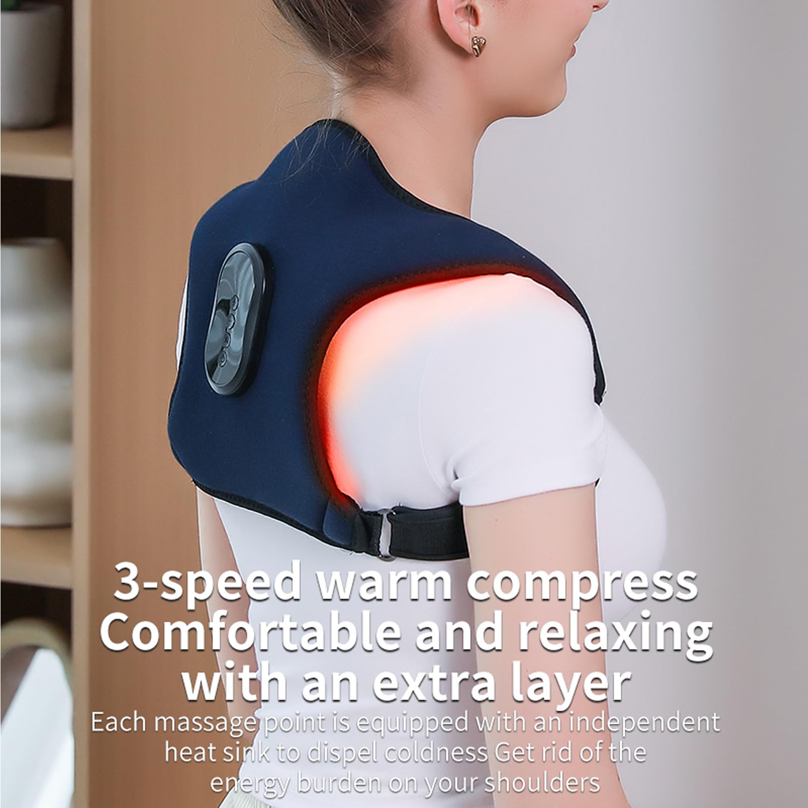 Correttore Posturale Intelligente Trainer per La Schiena Ricaricabile | 4 Modalità, Vibrazione e Calore Massaggio, Correzione Automatica, Ricaricabile, Induzione, Supporto per Schiena E Spalle